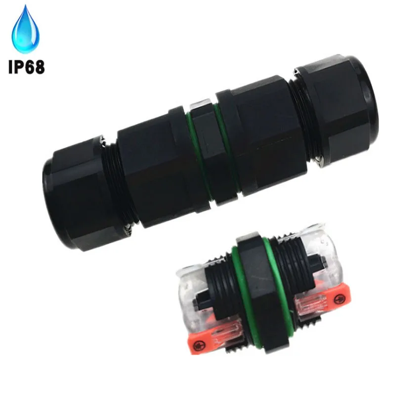 IP68 waterproof connector screw-free waterproof connector Outdoor cable three-core through waterproof connector
IP68 waterproof connector screw-free waterproof connector Outdoor cable three-core through waterproof connector