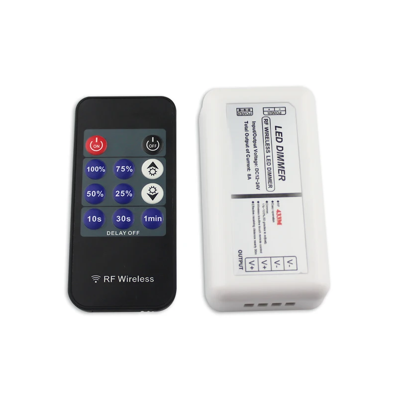 Беспроводной контроллер диммера для одноцветных светодиодных лент, 12 В, 24 В постоянного тока, 4 а/канал, 2-канальный таймер, пульт дистанционн...
Беспроводной контроллер диммера для одноцветных светодиодных лент, 12 В, 24 В постоянного тока, 4 а/канал, 2-канальный таймер, пульт дистанционн...