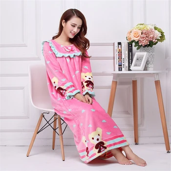 women's home clothes nightgowns sleepshirts sleepwear Winter long sleeve coral fleece Jade Rabbit thickened cartoon sweet cute
women's home clothes nightgowns sleepshirts sleepwear Winter long sleeve coral fleece Jade Rabbit thickened cartoon sweet cute