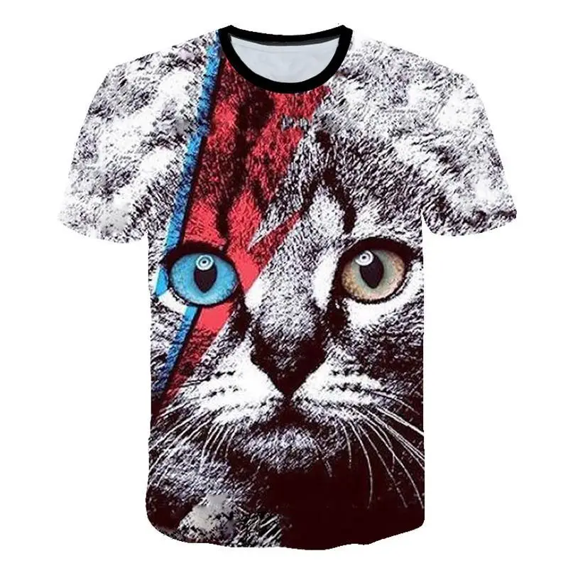 Футболка мужская оверсайз с коротким рукавом, тенниска с 3D-принтом кота, повседневная майка с забавным котом, цвет черный/белый
Футболка мужская оверсайз с коротким рукавом, тенниска с 3D-принтом кота, повседневная майка с забавным котом, цвет черный/белый