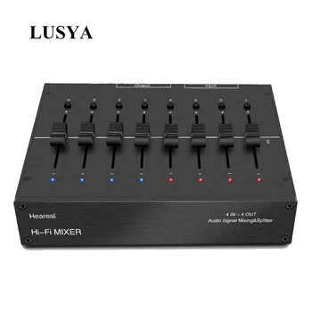 Lusya 4 in 4 out audio signal Mixing distribution pre-amplifier EQ Equalizer Headphone Amplifier T0927
Lusya 4 in 4 out audio signal Mixing distribution pre-amplifier EQ Equalizer Headphone Amplifier T0927