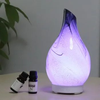Glass Ultrasonic Humidifier Aromatherapy Oil Diffuser Led light Cool Mist Air Humidifier Aroma Fragrance Machine 100ml
Glass Ultrasonic Humidifier Aromatherapy Oil Diffuser Led light Cool Mist Air Humidifier Aroma Fragrance Machine 100ml