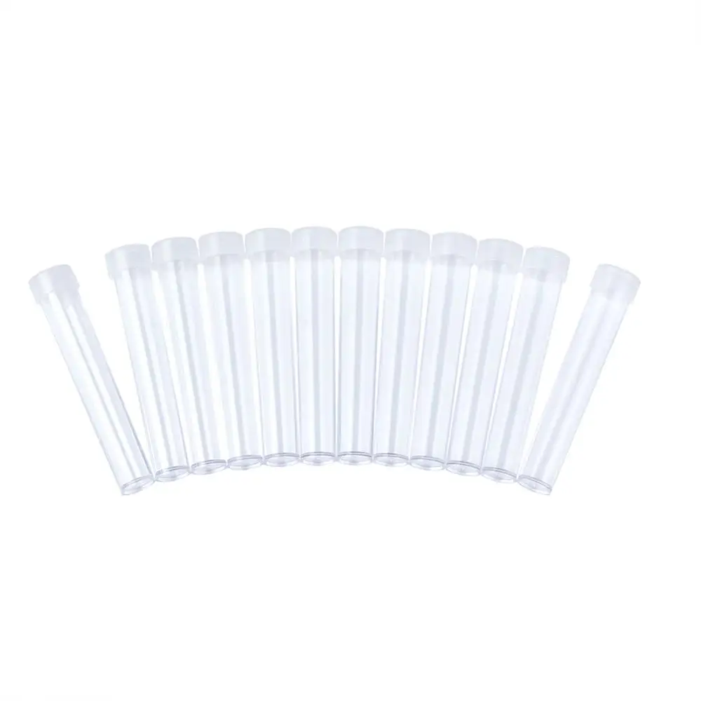 100pcs Clear Bottle Plastic Bead Containers for Beads Packing Case Storage Jewelry Box Compartment Size:78x13mm
100pcs Clear Bottle Plastic Bead Containers for Beads Packing Case Storage Jewelry Box Compartment Size:78x13mm