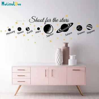 Custom Two Colors Space Wall Decals Planets Nursery Space Solar System Stickers Kids Baby Room DIY Murals Removable YT5454
Custom Two Colors Space Wall Decals Planets Nursery Space Solar System Stickers Kids Baby Room DIY Murals Removable YT5454