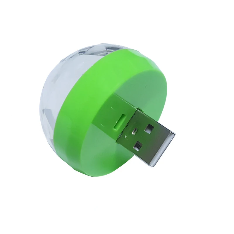 Мини USB диско-светильник вечерние светильник s портативный хрустальный