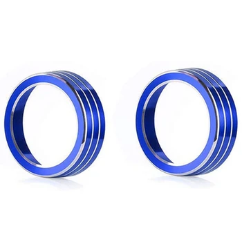 for 10Th Gen Honda Civic Air Condition Knob Cover Trims, Anodized Aluminum AC Switch Temperature Climate Control Rings for Civic
