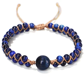 Blue Tiger Eye Stone Bracelet Tibetan Handmade Adjustable Knot Beaded Bracelet 2020 For Women Jewelry Gifts
Blue Tiger Eye Stone Bracelet Tibetan Handmade Adjustable Knot Beaded Bracelet 2020 For Women Jewelry Gifts