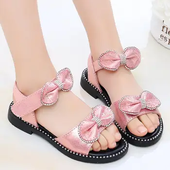 New Princess Shoes Beautiful Rhinestone Bow Sandals Kids Beach Sandals For Little Girls Children Summer Fashion Sandals
New Princess Shoes Beautiful Rhinestone Bow Sandals Kids Beach Sandals For Little Girls Children Summer Fashion Sandals