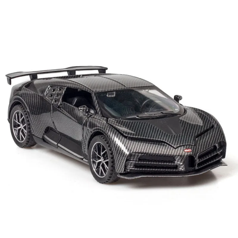 1:32 Alloy Racing Car Model Diecast Metal Pull Back Toy Car Bugattis-Centodiecis Sports Car Carbon Fiber Edition Sound Light Car
1:32 Alloy Racing Car Model Diecast Metal Pull Back Toy Car Bugattis-Centodiecis Sports Car Carbon Fiber Edition Sound Light Car