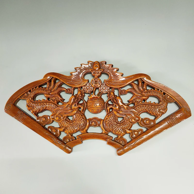 Delicate Fanned Chinese Traditional Handicrafts Classical Camphor Wood Wall Hanging - Double Dragon
Delicate Fanned Chinese Traditional Handicrafts Classical Camphor Wood Wall Hanging - Double Dragon