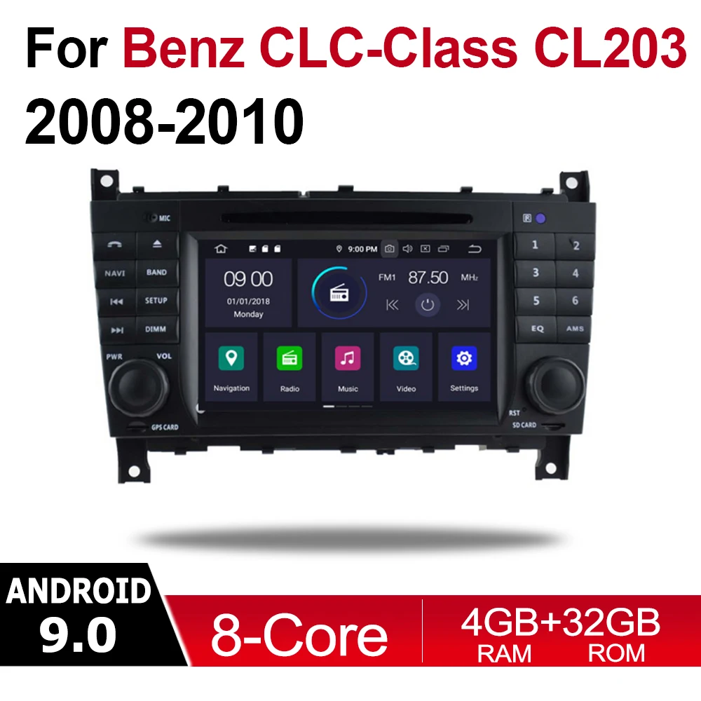 Для Mercedes Benz CLC Class CL203 2008 2009 2010 NTG Android автомобильный мультимедийный плеер 2 Din GPS