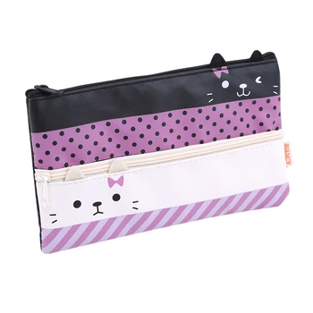 Cute Cat Cartoon Pencil Case Cute PU Pen Bag Large Capacity Makeup Pouch Cosmetic Bag Kid Stationery Gift Handbag
Cute Cat Cartoon Pencil Case Cute PU Pen Bag Large Capacity Makeup Pouch Cosmetic Bag Kid Stationery Gift Handbag