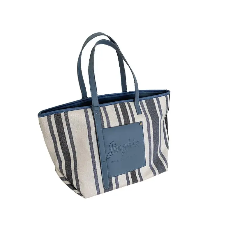 Charm New Women Stripe Large Capacity Handbag Lady Casual Wild Tote Canvas Shoulder Bags
Charm New Women Stripe Large Capacity Handbag Lady Casual Wild Tote Canvas Shoulder Bags