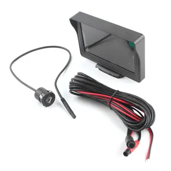 4.3 Inch Car Rear View Backup Camera Monitor System with LCD Display + Rear Reverse Parking Camera Kit Set
4.3 Inch Car Rear View Backup Camera Monitor System with LCD Display + Rear Reverse Parking Camera Kit Set