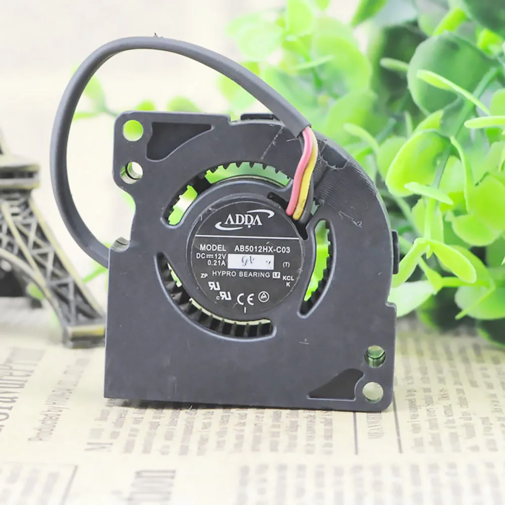 FOR ADDA AB5012HX-C03 (T3VL5) DC 12V 0.21A Server Cooling Fan Server Blower Fan 50x50x20mm 3-wire
FOR ADDA AB5012HX-C03 (T3VL5) DC 12V 0.21A Server Cooling Fan Server Blower Fan 50x50x20mm 3-wire