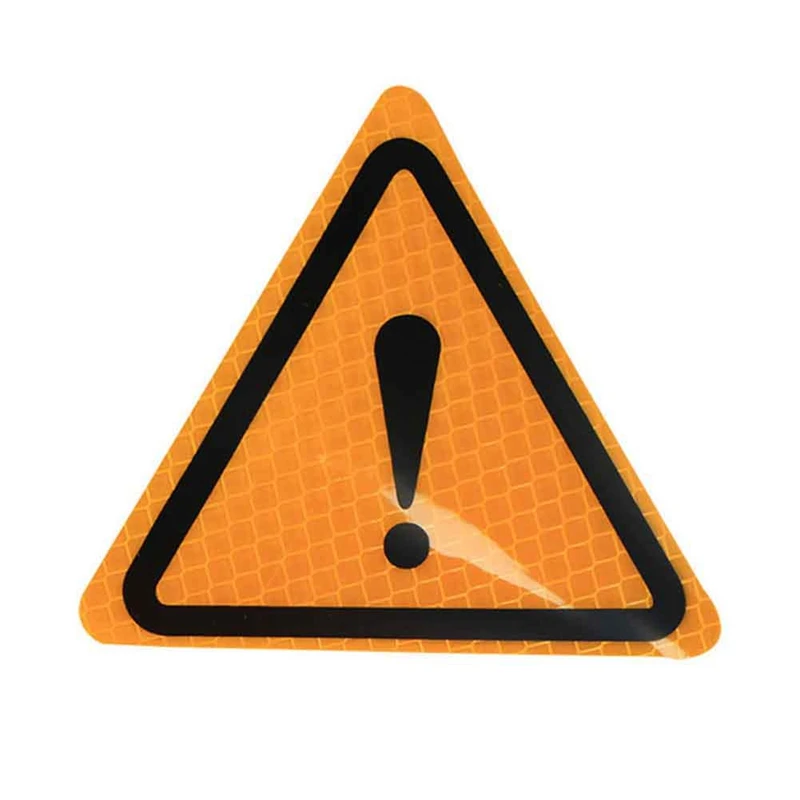 For Car Reflective Triangle Warning Sticker Rear Tail Bodywork Safety Sticker Automotie Motorcycle Decoration Decal Accessories
For Car Reflective Triangle Warning Sticker Rear Tail Bodywork Safety Sticker Automotie Motorcycle Decoration Decal Accessories