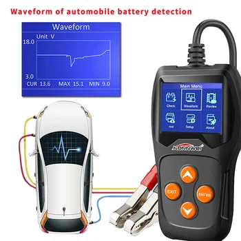 KW600 12V Car Battery Tester 100 to 2000CCA 12 Volt Battery tools for the car Quick Cranking Charging Diagnostic
KW600 12V Car Battery Tester 100 to 2000CCA 12 Volt Battery tools for the car Quick Cranking Charging Diagnostic