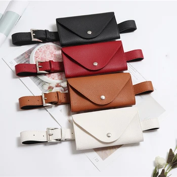 New Waist Bag PU Leather Fanny Pack Femal Belt Phone Pouch Small Chest Pack Bags Vintage Women Belt Messenger Bags
New Waist Bag PU Leather Fanny Pack Femal Belt Phone Pouch Small Chest Pack Bags Vintage Women Belt Messenger Bags