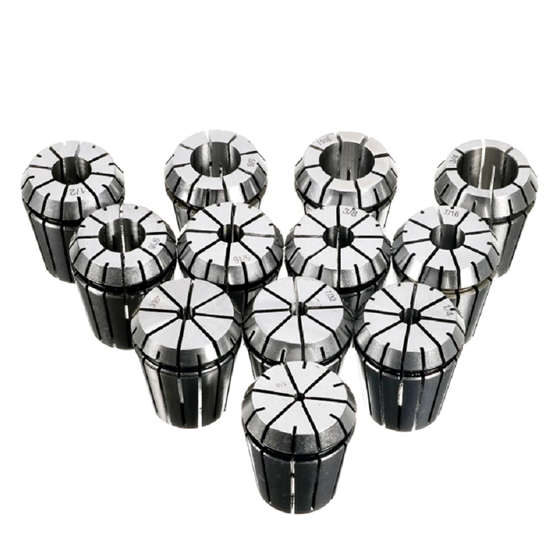 Er32 Inch Milling Cutter Chuck 12Pcs/Set Precision Imperial Er32 Collet 1/8 Inch To 3/4 Inch Cnc Milling Lathe Tool Accessories
Er32 Inch Milling Cutter Chuck 12Pcs/Set Precision Imperial Er32 Collet 1/8 Inch To 3/4 Inch Cnc Milling Lathe Tool Accessories