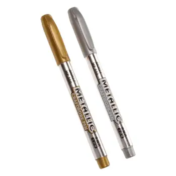 DIY Metal Waterproof Permanent Paint Marker Pens Gold Craftwork Silver School For Drawing And Supplies Pens Marker N7R7 
DIY Metal Waterproof Permanent Paint Marker Pens Gold Craftwork Silver School For Drawing And Supplies Pens Marker N7R7