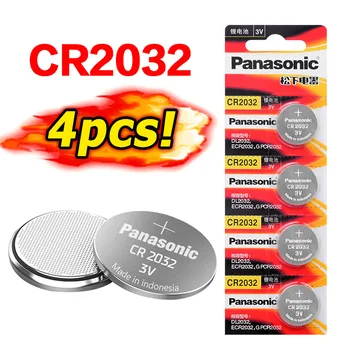 Panasonic Original 4pcs/lot cr 2032 Lithium Battery Button Cell Batteries 3V Coin For Watch Remote Control Calculator cr2032
Panasonic Original 4pcs/lot cr 2032 Lithium Battery Button Cell Batteries 3V Coin For Watch Remote Control Calculator cr2032