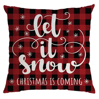 

Christmas Pillow Cover Pillowcases Decorative Sofa Cushion Cover 45x45cm cojines sofa decoracion elegante подушки декор 2021
