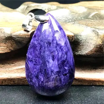 Top Natural Purple Charoite Pendant Jewelry For Woman Man Love Gift Crystal 35x21x8mm Water Drop Beads Silver Gemstone AAAAA 
Top Natural Purple Charoite Pendant Jewelry For Woman Man Love Gift Crystal 35x21x8mm Water Drop Beads Silver Gemstone AAAAA