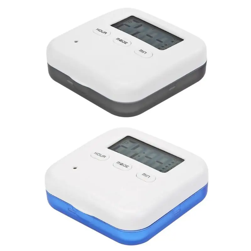 4 Grids Electronic Timer Tablet Box Generous Intelligent Vibration Alarm Medicine Case Storage Boxes
4 Grids Electronic Timer Tablet Box Generous Intelligent Vibration Alarm Medicine Case Storage Boxes