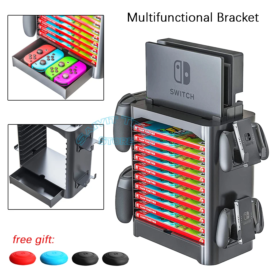 Nitendo Switch Multifunctional Storage Stand Nintend Game Disc & Handle Controller Bracket for Nintendo Switch NS Accessories
Nitendo Switch Multifunctional Storage Stand Nintend Game Disc & Handle Controller Bracket for Nintendo Switch NS Accessories
