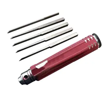 Model Hobby Carving Knife Scribe line cutting tool chisel + 5 blade replace
Model Hobby Carving Knife Scribe line cutting tool chisel + 5 blade replace