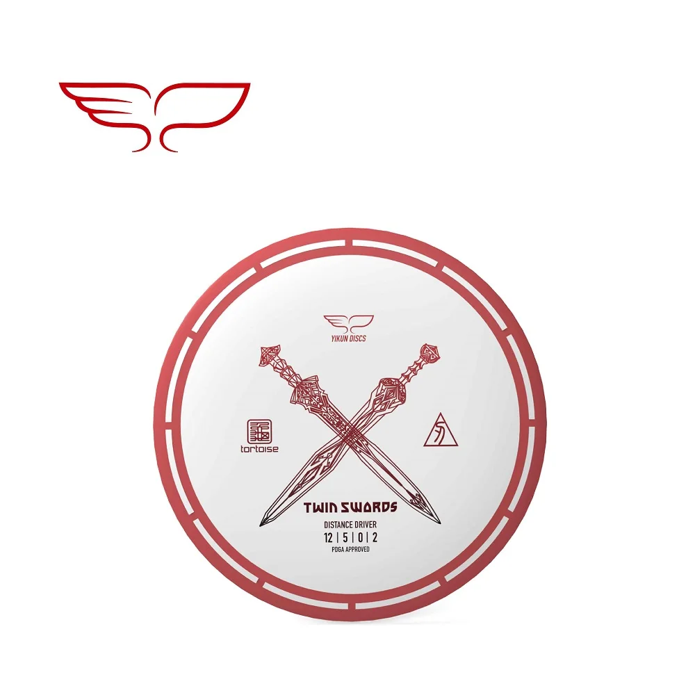 YIKUN диски PDGA одобренный диск Гольф черепаха линия драйвер двойные мечи Черная