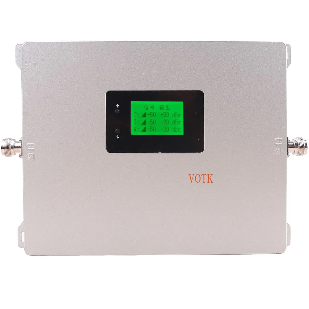 VOTK 2019 New Design Tri Band SIGNAL BOOSTER 2G3G4G Cell phone signal repeater AGC 900/1800/2100mhz MOBILE SIGNAL BOOSTER
VOTK 2019 New Design Tri Band SIGNAL BOOSTER 2G3G4G Cell phone signal repeater AGC 900/1800/2100mhz MOBILE SIGNAL BOOSTER