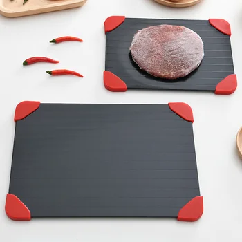Fast Aluminum Rapid Thaw Tray Quick Meat Food Defroster Seafood Steak Rapid Thaw Plate Board Home Kitchen Cooking Accessories 
Fast Aluminum Rapid Thaw Tray Quick Meat Food Defroster Seafood Steak Rapid Thaw Plate Board Home Kitchen Cooking Accessories