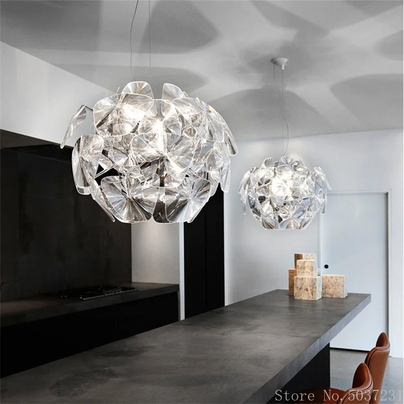 Modern Laser Led Chandelier Lights Nordic Acrylic Transparent Pendant Lamp for Living Room Bedroom Lamp Apple Lamp Home Decor
Modern Laser Led Chandelier Lights Nordic Acrylic Transparent Pendant Lamp for Living Room Bedroom Lamp Apple Lamp Home Decor