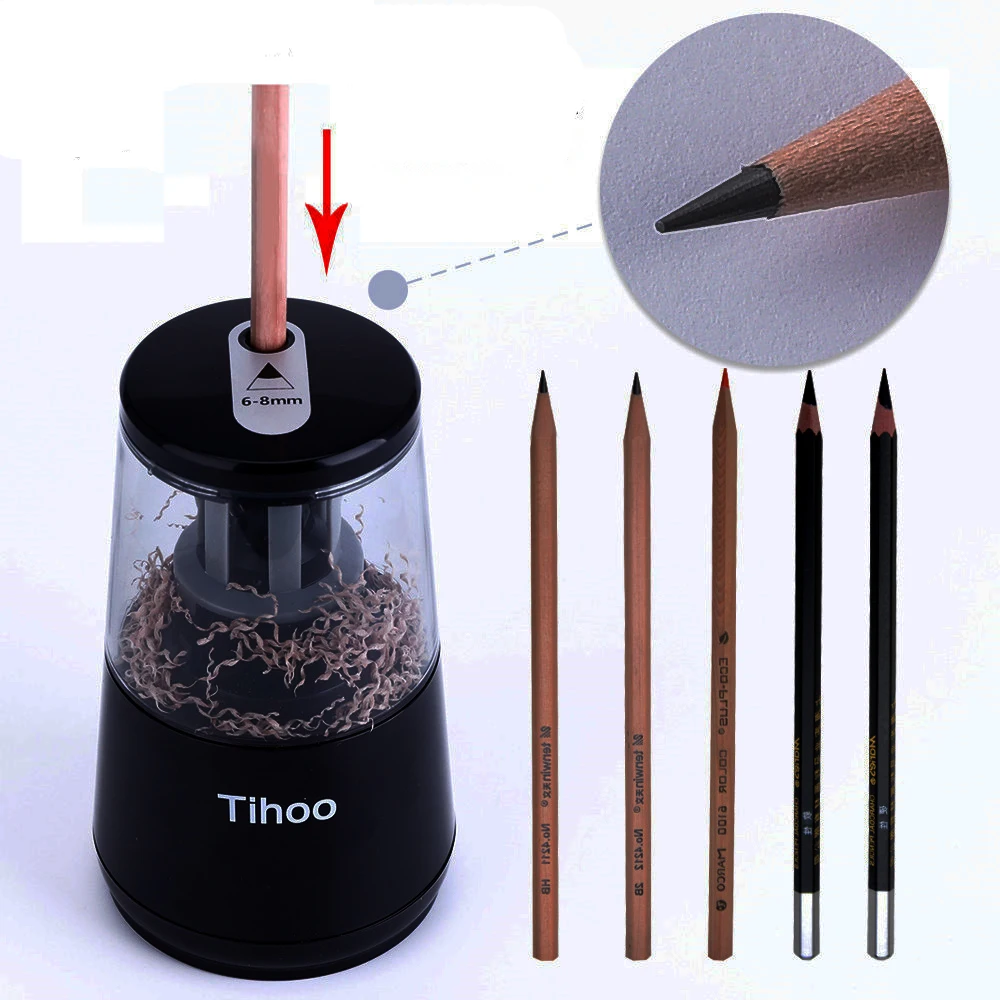 TENWIN Dual Power Multifunction Automatic Electronic Electric Pencil Sharpener Mechanical Usb For Kids Material Escolar 8008
TENWIN Dual Power Multifunction Automatic Electronic Electric Pencil Sharpener Mechanical Usb For Kids Material Escolar 8008