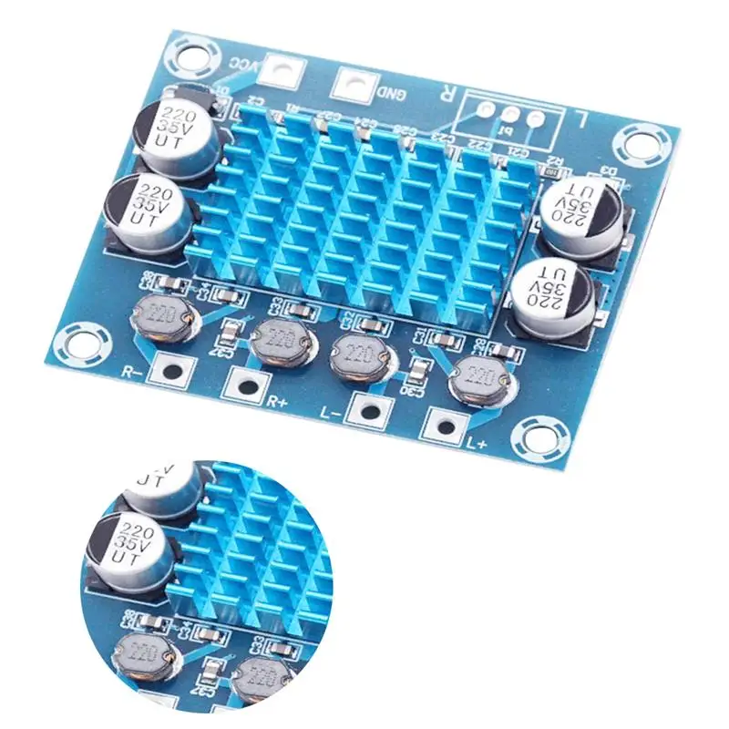 Audio Power Amplifier Board Dual 30 W 2 Channels Digital Audio Power Amp Circuit Board Module 
Audio Power Amplifier Board Dual 30 W 2 Channels Digital Audio Power Amp Circuit Board Module