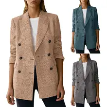 Suits Jacket Elegant Female Long Sleeve Loose-fitting Fake Pockets Suits Coat for Dating Suits Coat Office Lady Blazer
Suits Jacket Elegant Female Long Sleeve Loose-fitting Fake Pockets Suits Coat for Dating Suits Coat Office Lady Blazer