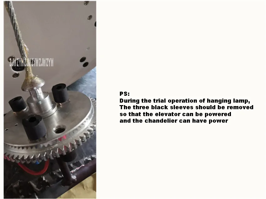 Description Picture 6 of itemXJ50/ XJ100/ XJ150 Remote Control Chandelier Lifter Living Room Villa Lighting Lifter Electric Household Light Lifting System