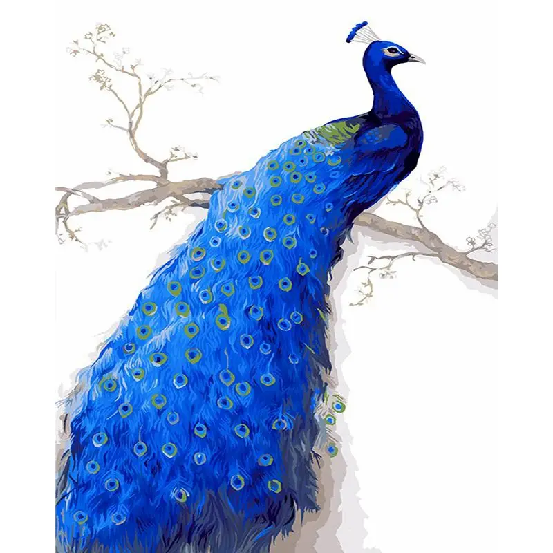 Animals Wall Art Pictures Painting By Numbers Hand Painted Abstract Oil Painting Home Decor Painting Dark blue peacock Art Gift
Animals Wall Art Pictures Painting By Numbers Hand Painted Abstract Oil Painting Home Decor Painting Dark blue peacock Art Gift