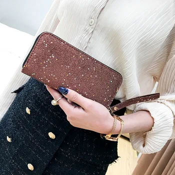 Long Zipper Women's Wallet New Fashion Trend Sequins Star Hand Bag Zero Wallet
Long Zipper Women's Wallet New Fashion Trend Sequins Star Hand Bag Zero Wallet