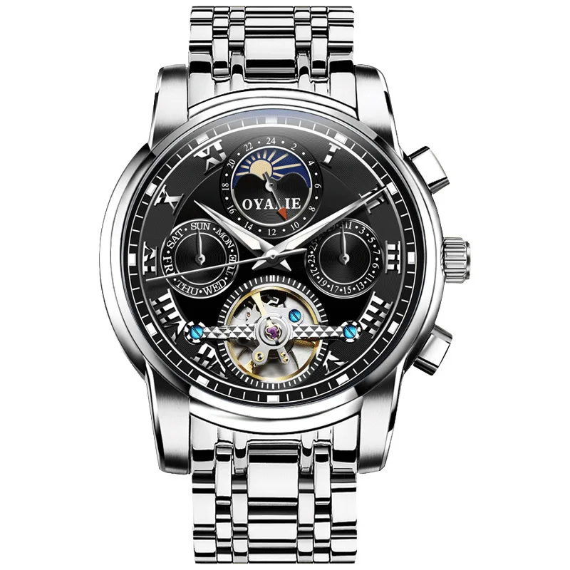 New Stainless Steel Fully Automatic Mechanics Surface Waterproof Business Affairs Male Surface Watch Man Wrist Watch Male 9771
New Stainless Steel Fully Automatic Mechanics Surface Waterproof Business Affairs Male Surface Watch Man Wrist Watch Male 9771