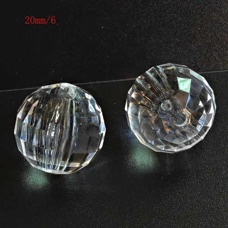 spacer charms bulk findings glass wholesale craft crystal 20mm