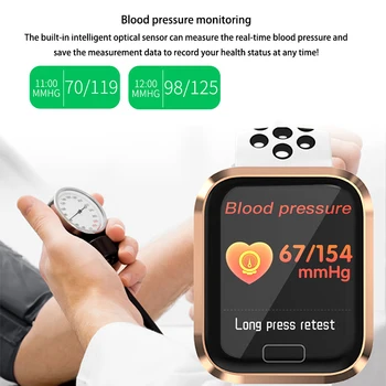 Smart Bracelet Heart Rate Blood Pressure Oxygen Smart Wristband Waterproof Bluetooth Music Sport SmartWatch Men Women 
Smart Bracelet Heart Rate Blood Pressure Oxygen Smart Wristband Waterproof Bluetooth Music Sport SmartWatch Men Women