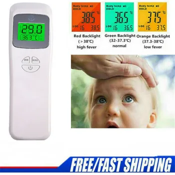 Infrared Forehead Body Thermometer Muti-fuction Digital Termomete Gun Non-contact Temperature Measurement Device for Adult Kids
Infrared Forehead Body Thermometer Muti-fuction Digital Termomete Gun Non-contact Temperature Measurement Device for Adult Kids