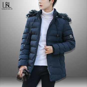 2019 New Men Jacket Coats Winter Thicken Wadded Parka Warm Fleece Jacket Fur Collar Hooded Outerwear Male Cotton-Padded Parkas
2019 New Men Jacket Coats Winter Thicken Wadded Parka Warm Fleece Jacket Fur Collar Hooded Outerwear Male Cotton-Padded Parkas