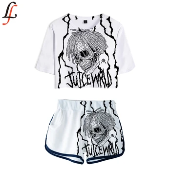 3D Juice Wrld Sexy Two Piece Set Short Sleeve Short Top and Middle Waist Shorts Suits Fitness Combinaison Harajuku Femme
3D Juice Wrld Sexy Two Piece Set Short Sleeve Short Top and Middle Waist Shorts Suits Fitness Combinaison Harajuku Femme