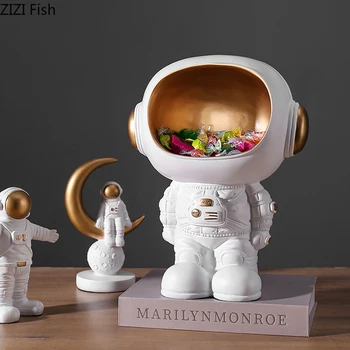 Creative Astronaut Storage Tank Resin Simple and Spaceman Model Lovely Gift Living Room Cabinet Candy Storage Home Decoration
Creative Astronaut Storage Tank Resin Simple and Spaceman Model Lovely Gift Living Room Cabinet Candy Storage Home Decoration
