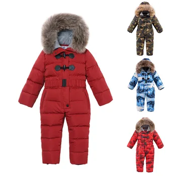 Winter Snowsuit Children Thicken Warm Jumpsuits Boys Girls Down Jumpsuits Student Winter Warm Down Jacket For Ski Thicken Coat
Winter Snowsuit Children Thicken Warm Jumpsuits Boys Girls Down Jumpsuits Student Winter Warm Down Jacket For Ski Thicken Coat