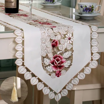 high quality Simple Design Table Runner Flag Shaped Embroidered Polyester Coffee Tea Desk Tablecloth Placemat Decor
high quality Simple Design Table Runner Flag Shaped Embroidered Polyester Coffee Tea Desk Tablecloth Placemat Decor