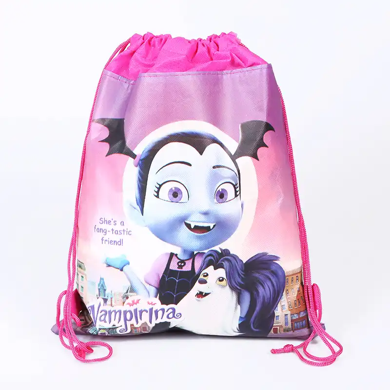 unicorn drawstring bags backpack non-woven fabrics boy kids gift